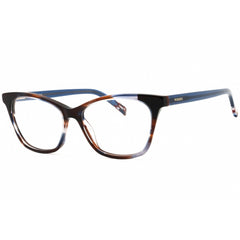 Missoni Women's Eyeglasses - Horn Brown/Blue Cat Eye Shape Frame | MIS 0101 0IWF 00