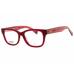 Missoni Women's Eyeglasses - Red Acetate Rectangular Shape Frame | MIS 0128 0C9A 00