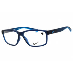 Nike Men's Eyeglasses - Matte Crystal Midnight Navy Rectangular Frame | 7092 N 405