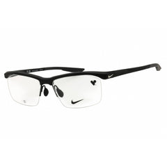 Nike Men's Eyeglasses - Matte Black Injected Propionate Half Rim Frame | 7402N 001