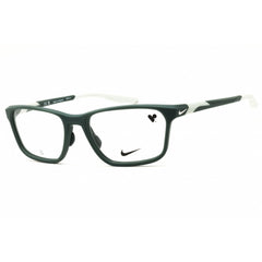 Nike Men's Eyeglasses - Matte Vintage Green Rectangular Full Rim Frame | 7405N 301