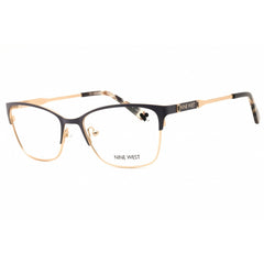 Nine West Women's Eyeglasses - Charcoal/Rose Gold Metal Full Rim Frame | NW1106N 014
