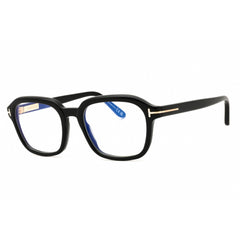Tom Ford Men's Eyeglasses - Shiny Black Acetate Oval Full Rim Frame | FT6060-B 001