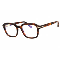 Tom Ford Men's Eyeglasses - Blonde Havana Acetate Oval Full Rim Frame | FT6060-B 053