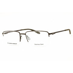 Under Armour Men's Eyeglasses - Brown Rectangular Half Rim Frame | UA 5016/G S05