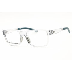Under Armour Men's Eyeglasses - Crystal Grey Plastic Rectangular Frame | UA 5080 63M