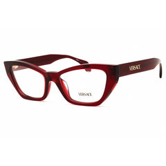 Versace Women's Eyeglasses - Bordeaux Acetate Cat Eye Full Rim Frame | 0VE3373U 5512