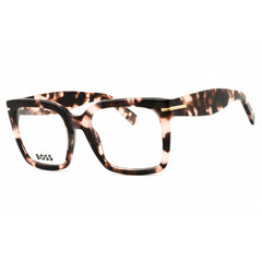 Hugo Boss Women's Eyeglasses - Pink Havana Plastic Full Rim Frame | 1733 0HT8 00