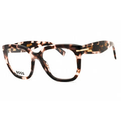 Hugo Boss Women's Eyeglasses - Pink Havana Plastic Full Rim Frame | 1734 0HT8 00