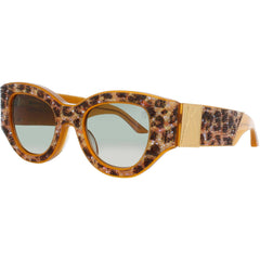Anna-Karin Karlsson Women's Sunglasses - Leopard Cat Eye Frame | Lucky Goes to Vegas