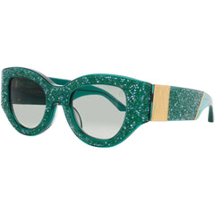 Anna-Karin Karlsson Women's Sunglasses - Emerald Green Frame | Lucky Goes to Vegasl
