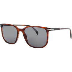 David Beckham Men's Sunglasses - Brown Horn Acetate Full Rim Frame | DB-1141/S EX4