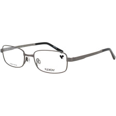 Flexon Men's Eyeglasses - Gunmetal Rectangular Shape Full Rim Frame | J4009 033