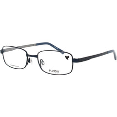 Flexon Men's Eyeglasses - Navy Blue Rectangular Shape Full Rim Frame | J4009 412