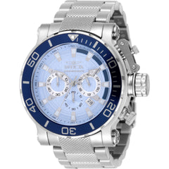 Invicta Men's Watch - Coalition Forces Quartz Chrono Blue Dial Silver Bracelet | 50226