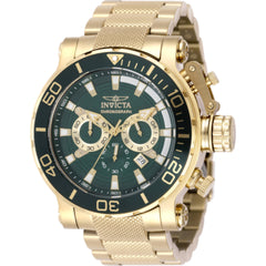 Invicta Men's Watch - Coalition Forces Chronograph Green Dial Steel Bracelet | 50230
