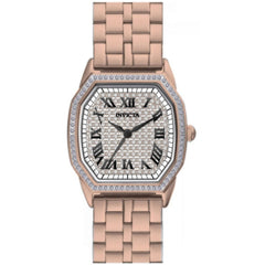 Invicta Women's Watch - Wildflower Quartz Silver Tone Dial Rose Gold Bracelet | 50591