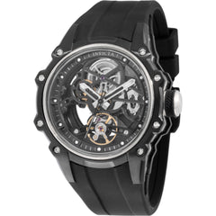 Invicta Men's Watch - S1 Rally Automatic Skeleton Dial Black Silicone Strap | 69003