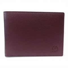 S.T. Dupont Men's Wallet Wine Grain Leather 6CC with RFID Protection 093000W