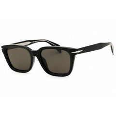 David Beckham Men's Sunglasses - Rectangular Black Plastic Frame | DB 7135/F/S 807