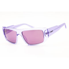 DKNY Women's Sunglasses - Rectangular Shape Crystal Lilac Full Rim Frame | DK555S 520