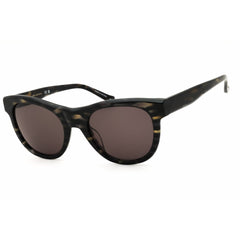 DKNY Women's Sunglasses - Round Shape Grey Horn Acetate Full Rim Frame | DO516S 050
