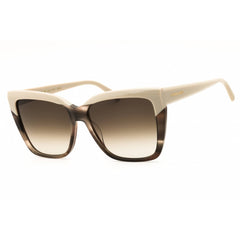 Salvatore Ferragamo Women's Sunglasses - Beige/Tortoise Acetate Frame | SF1102S 251