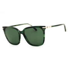 Salvatore Ferragamo Women's Sunglasses - Striped Green Acetate Frame | SF2037S 315