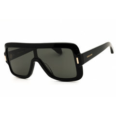 Salvatore Ferragamo Women's Sunglasses - Shield Black Acetate Frame | SF2061SE 001