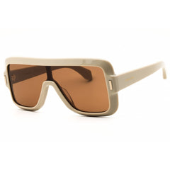Salvatore Ferragamo Women's Sunglasses - Shield Beige Acetate Frame | SF2061SE 259
