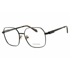 Salvatore Ferragamo Women's Eyeglasses - Round Black Metal Full Rim Frame | SF2239 001