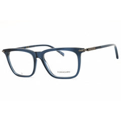 Salvatore Ferragamo Men's Eyeglasses - Transparent Blue Acetate Frame | SF3007 432
