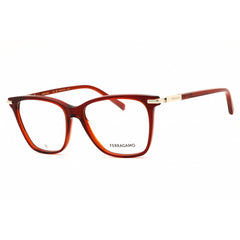 Salvatore Ferragamo Women's Eyeglasses - Transparent Red Acetate Frame | SF3013 616