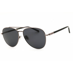 Salvatore Ferragamo Men's Sunglasses - Aviator Dark Ruthenium Metal Frame | SF316S 027