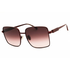 Salvatore Ferragamo Women's Sunglasses - Rectangular Wine Metal Frame | SF330S 606