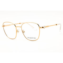 Swarovski Women's Eyeglasses - Rectangular Gold Metal Full Rim Frame | 0SK1019 4004