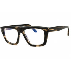 Tom Ford Unisex Eyeglasses - Rectangular Havana Acetate Full Rim Frame | FT6059-B 056