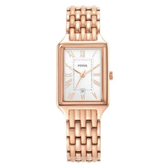 Fossil Women's Watch - Raquel Quartz Rose Gold Stainless Steel Bracelet | ES5271
