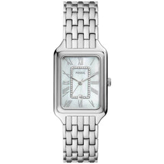 Fossil Women's Watch - Raquel Quartz White MOP Dial Silver Tone Steel Bracelet | ES5306