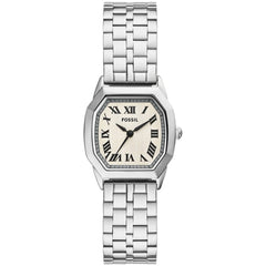 Fossil Women's Watch - Harlow Quartz Cream Dial Silver Tone Steel Bracelet | ES5363
