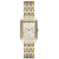 Fossil Women's Watch - Raquel Quartz Silver Tone Dial Two Tone Bracelet | ES5368