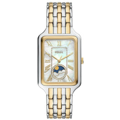 Fossil Women's Watch - Raquel Sun Moon Quartz Two Tone Steel Bracelet | ES5399