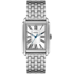 Fossil Men's Watch - Carraway Quartz Silver Dial Stainless Steel Bracelet | FS6008