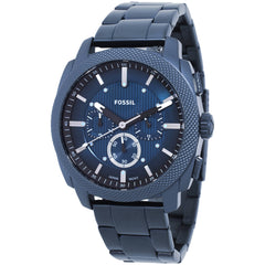 Fossil Men's Watch - Machine Quartz Chronograph Blue Dial Steel Bracelet | FS6167