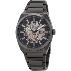 Fossil Men's Analog Watch - Everett Automatic Skeleton Grey Dial Bracelet | ME3206
