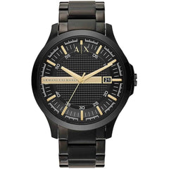 Armani Exchange Men's Watch - Hampton Quartz Black Stainless Steel Bracelet | AX2413