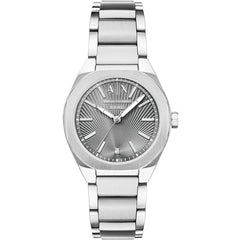 Armani Exchange Women's Watch - Sync Quartz Grey Dial Silver Steel Bracelet | AX6030