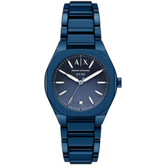 Armani Exchange Women's Watch - Sync Diamond Blue Stainless Steel Bracelet | AX6032