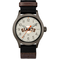 Timex Men's Watch - Clutch San Francisco Giants Quartz Grey Dial Strap | TWZBSFGMBYZ