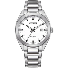Citizen Men's Watch - Eco-Drive White Dial Stainless Steel Bracelet | BM7620-83A